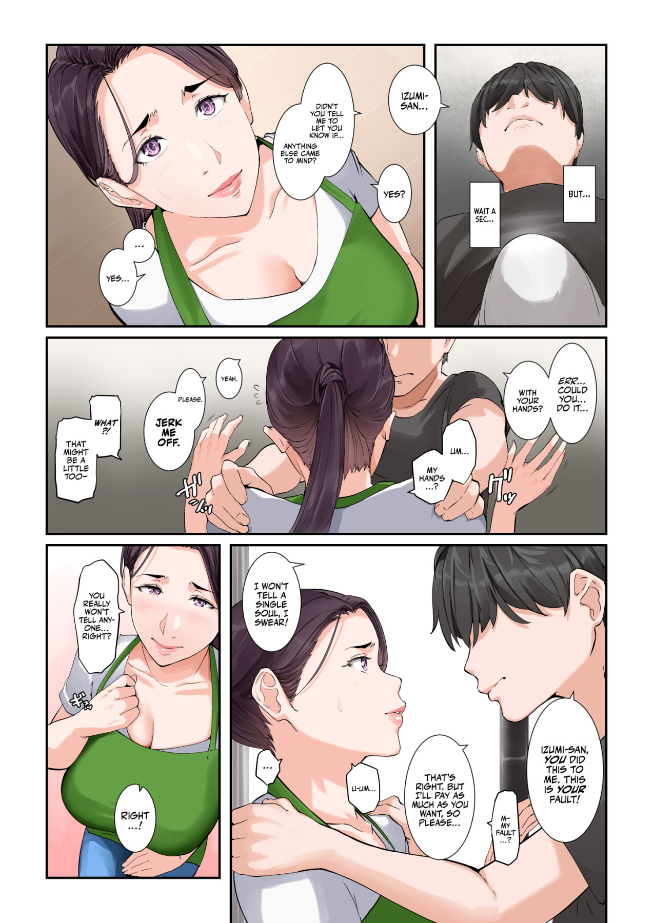 Hentai Manga Comic-Yurie-san, The Housekeeper Who Will Do Just About Anything-Read-8